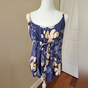 Cinnamon Women's Adjustable Tank Top with Drawstring